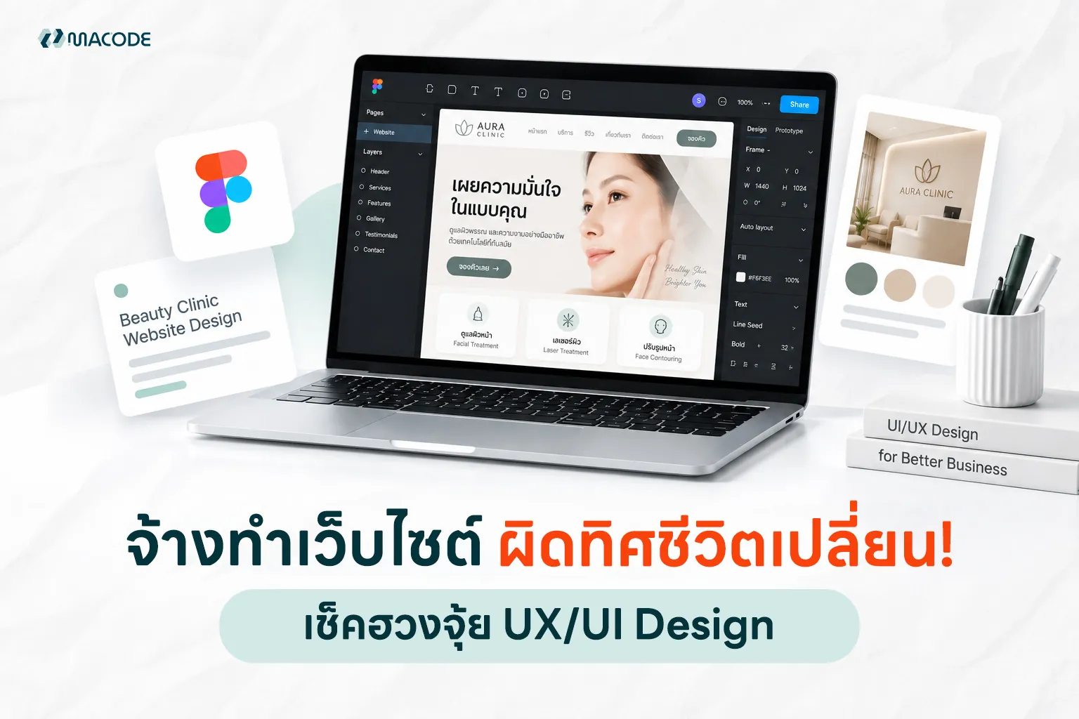 จ้างทำเว็บไซต์ ผิดทิศชีวิตเปลี่ยน! เช็กฮวงจุ้ย UX/UI | Macode
